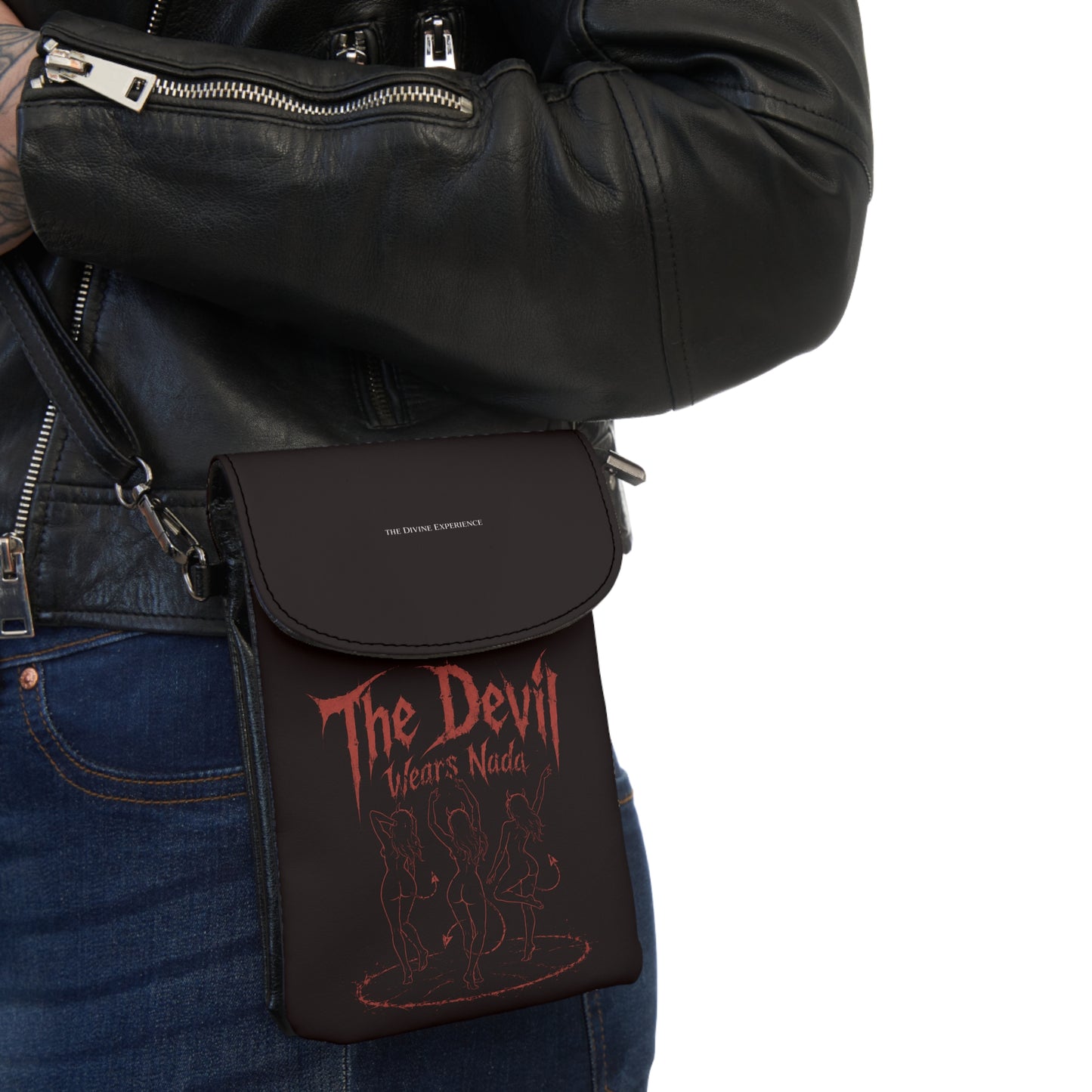 THE DEVIL WEARS PRADA Phone Wallet — Small Crossbody Cell Phone Pouch