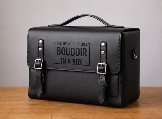 BOUDOIR IN A BOX Luxury Handcrafted Leather Camera Bag