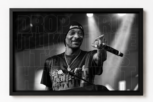 SNOOP DOGG - DROP IT LIKE IT'S HOT - Fine Art Photography Luxury Collectible Print by Makenna Maness