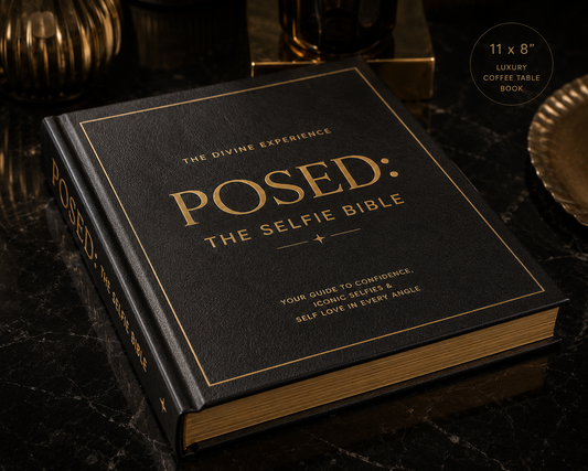 POSED: THE SELFIE BIBLE Hardcover Luxury Art Book - Coffee Table Edition