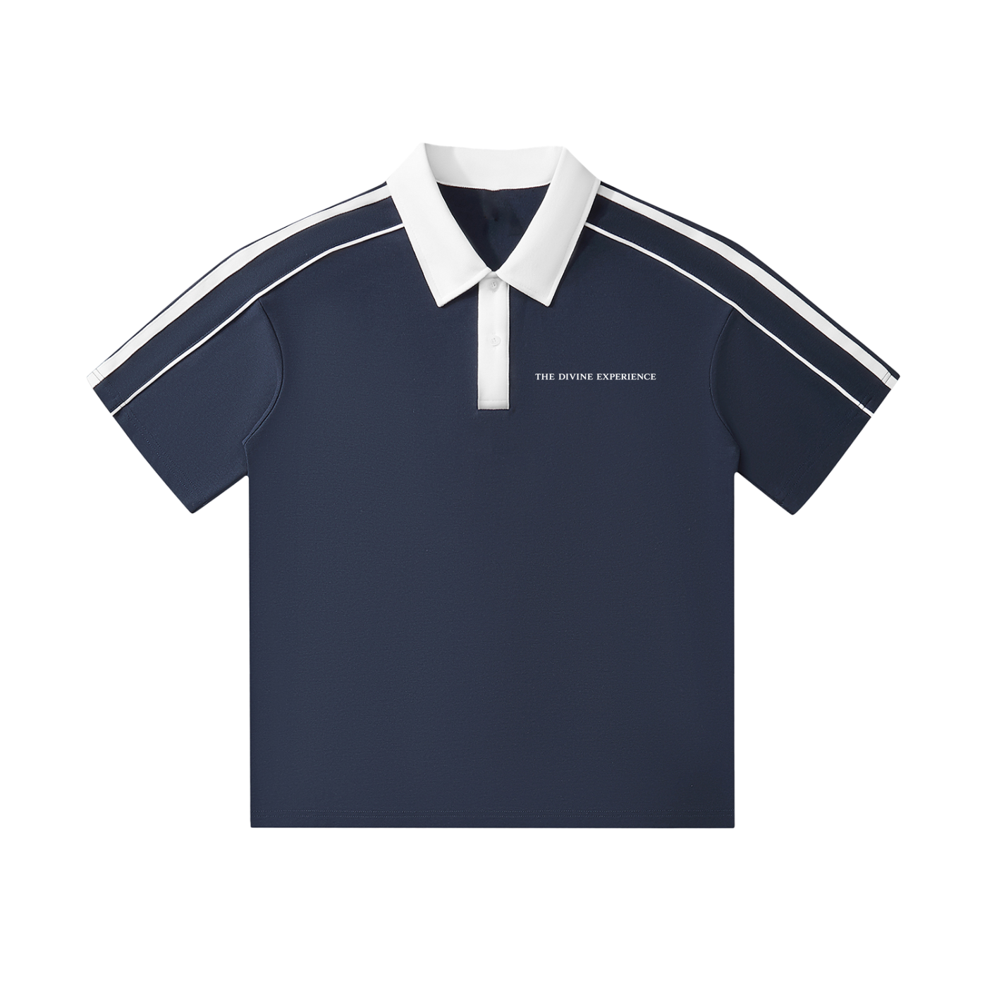 PROFESSIONAL POSER Contrast Collar Short-Sleeve Polo Shirt
