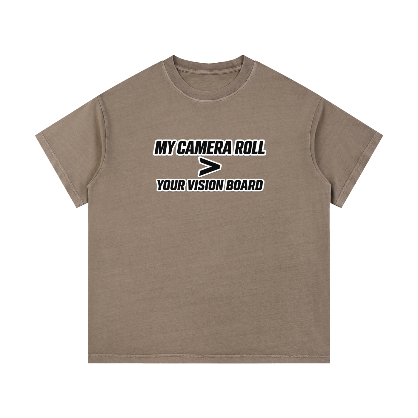 VISION BOARD Vintage Wash Cotton T-Shirt