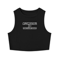 VISION BOARD Women's Tight Crewneck Crop Tank Top