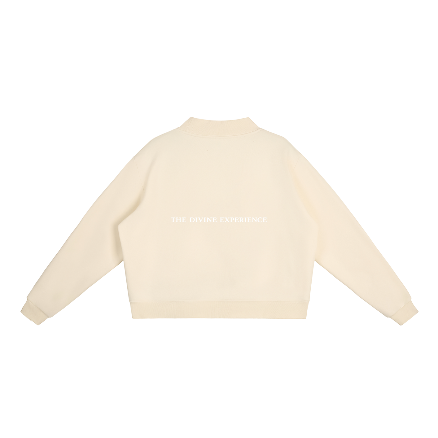 MATRIARCHAL MINDSET Essential Fleece Mock-Neck Crew Sweatshirt