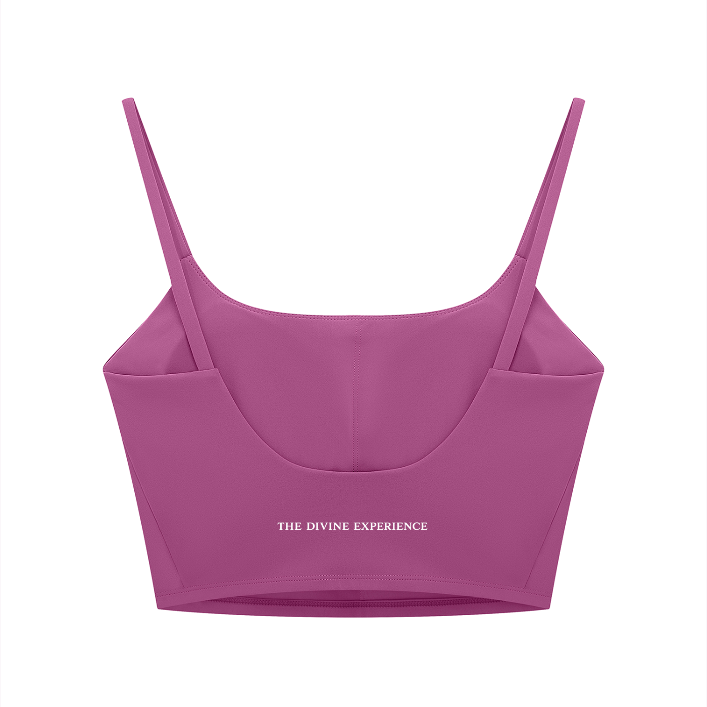 MY EYES ARE UP HERE Women's Solid Color Sports Bra