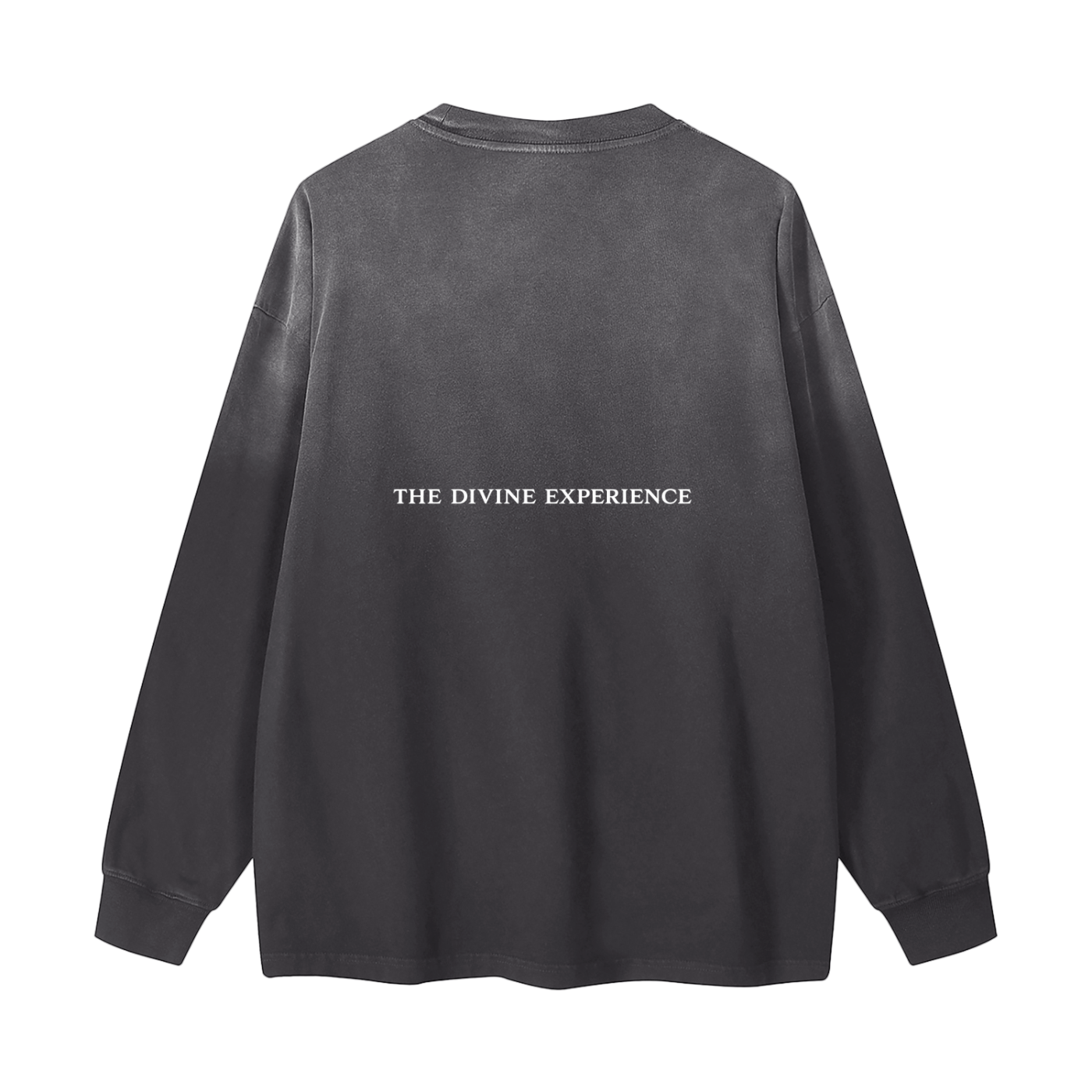 MATRIARCHAL MINDSET Gradient Washed Long Sleeve T-Shirt