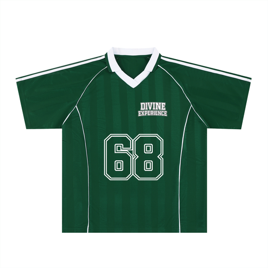 U OWE ME 1 Shadow Stripe Collared Soccer Jersey
