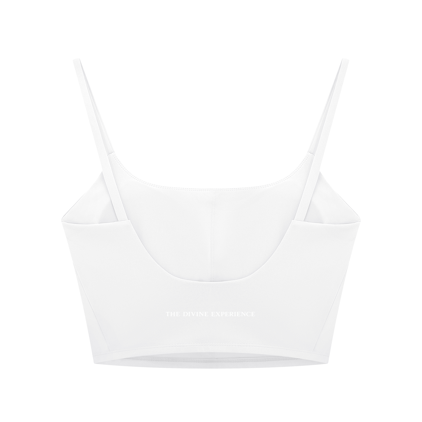 MY EYES ARE UP HERE Women's Solid Color Sports Bra