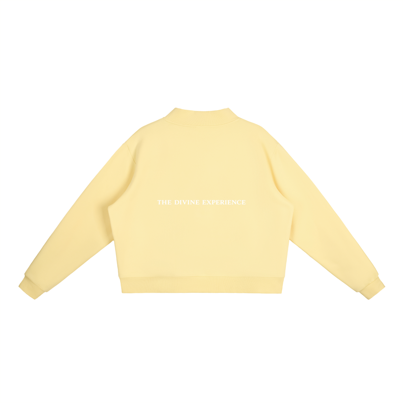 MATRIARCHAL MINDSET Essential Fleece Mock-Neck Crew Sweatshirt