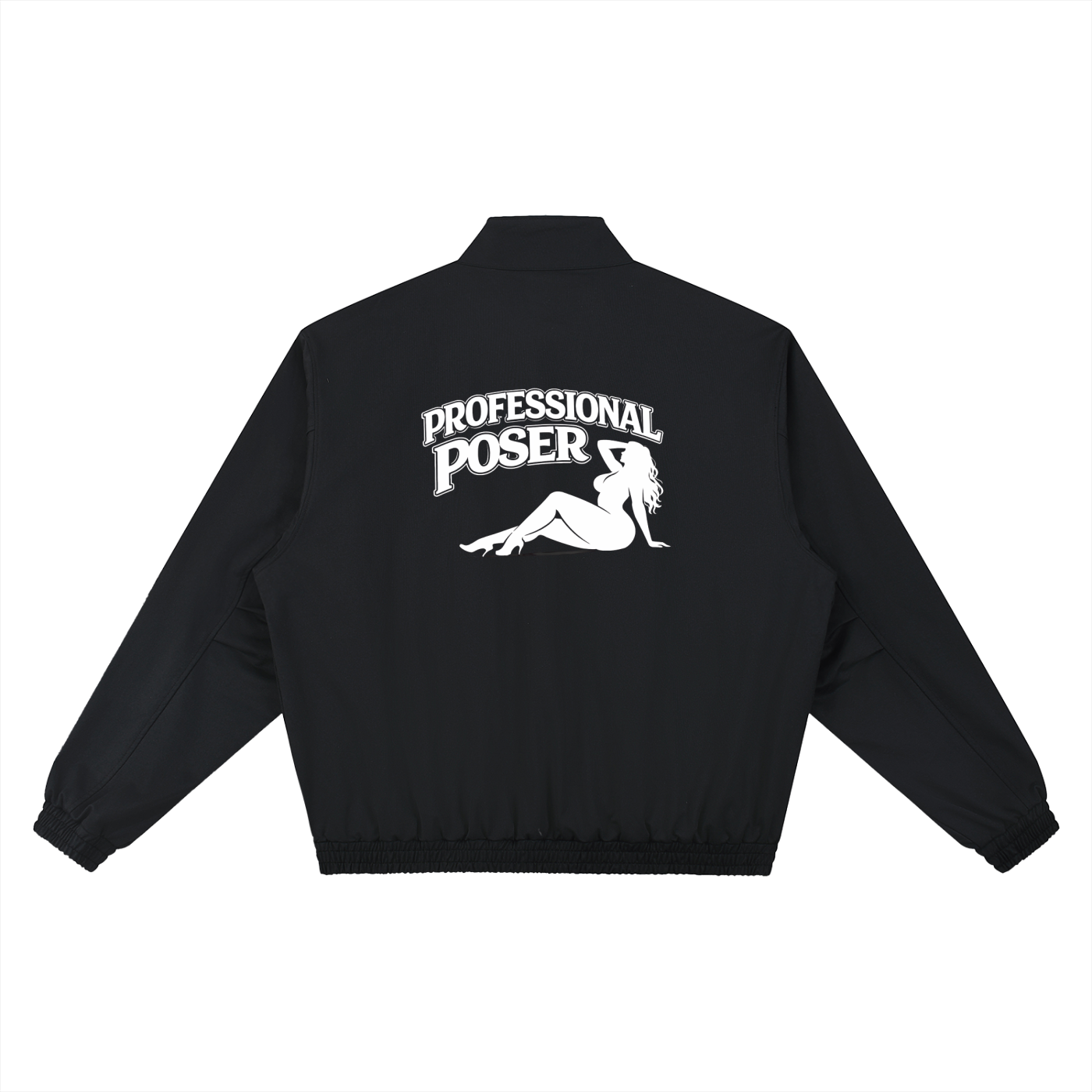PROFESSIONAL POSER Stand Collar Bomber Jacket