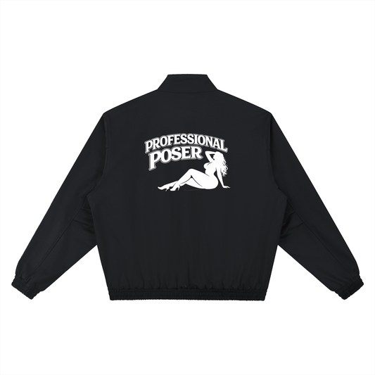 PROFESSIONAL POSER Stand Collar Bomber Jacket