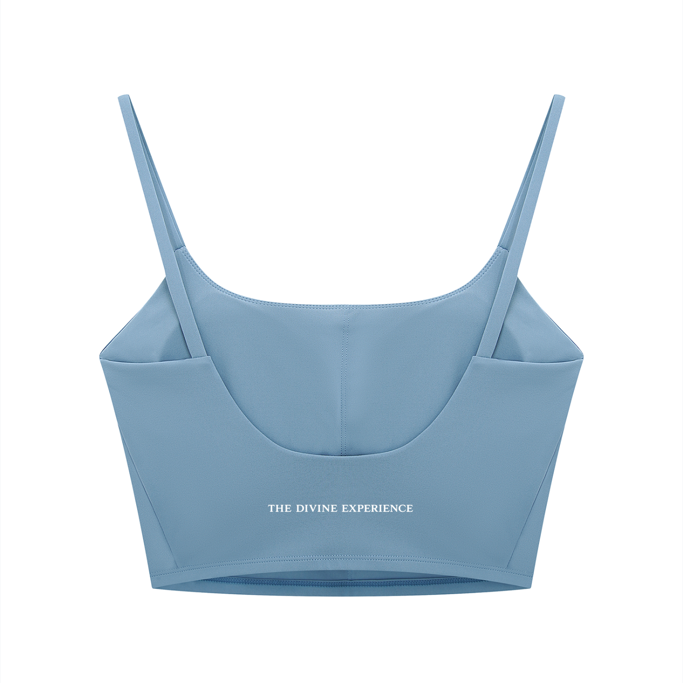 MY EYES ARE UP HERE Women's Solid Color Sports Bra