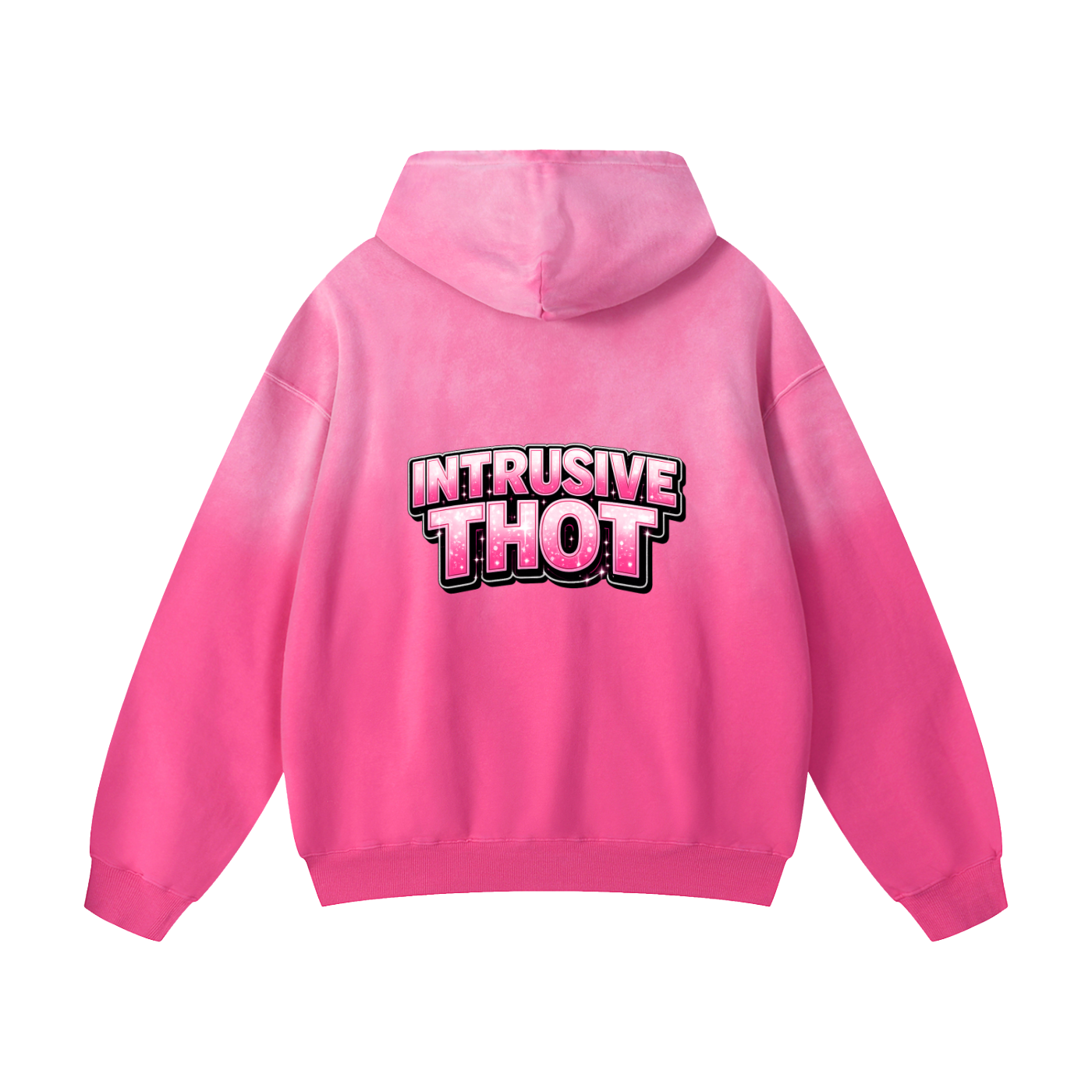 INTRUSIVE THOT Heavyweight Sunfade Oversized Hoodie