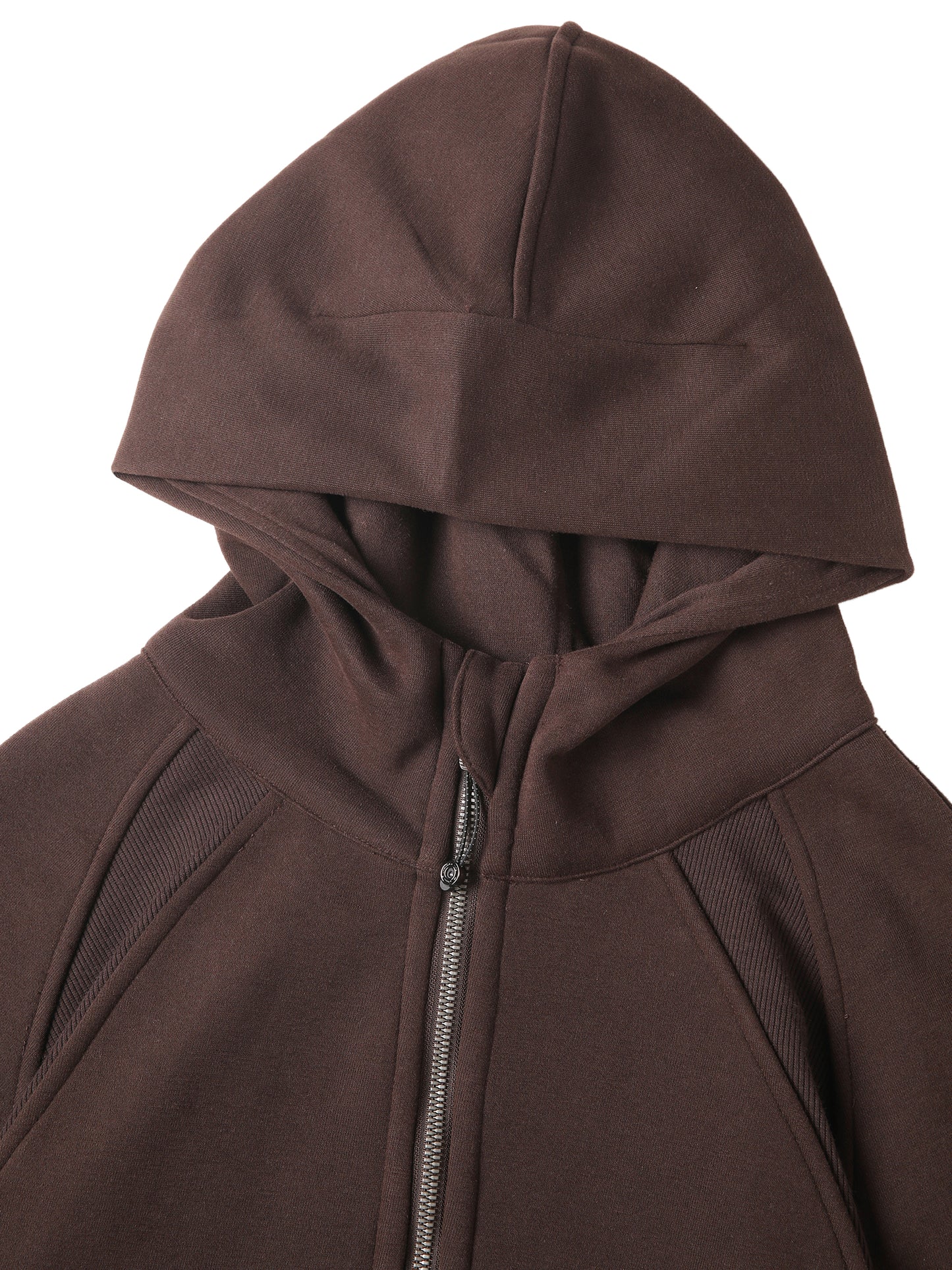 DIVINE EXPERIENCE Cropped Half-Zip Hoodie