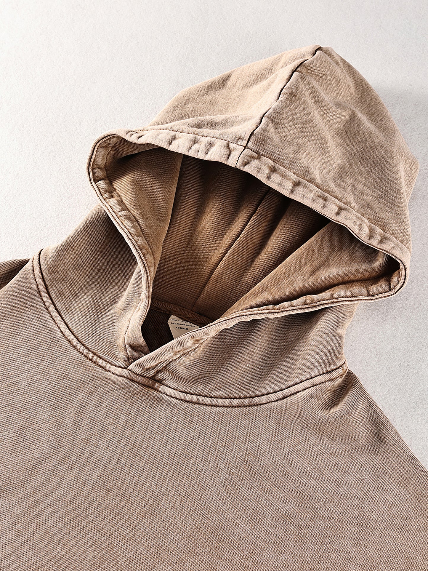 CEMETERIES ARE SO OUTDATED Snow Washed Loose Cotton Hoodie