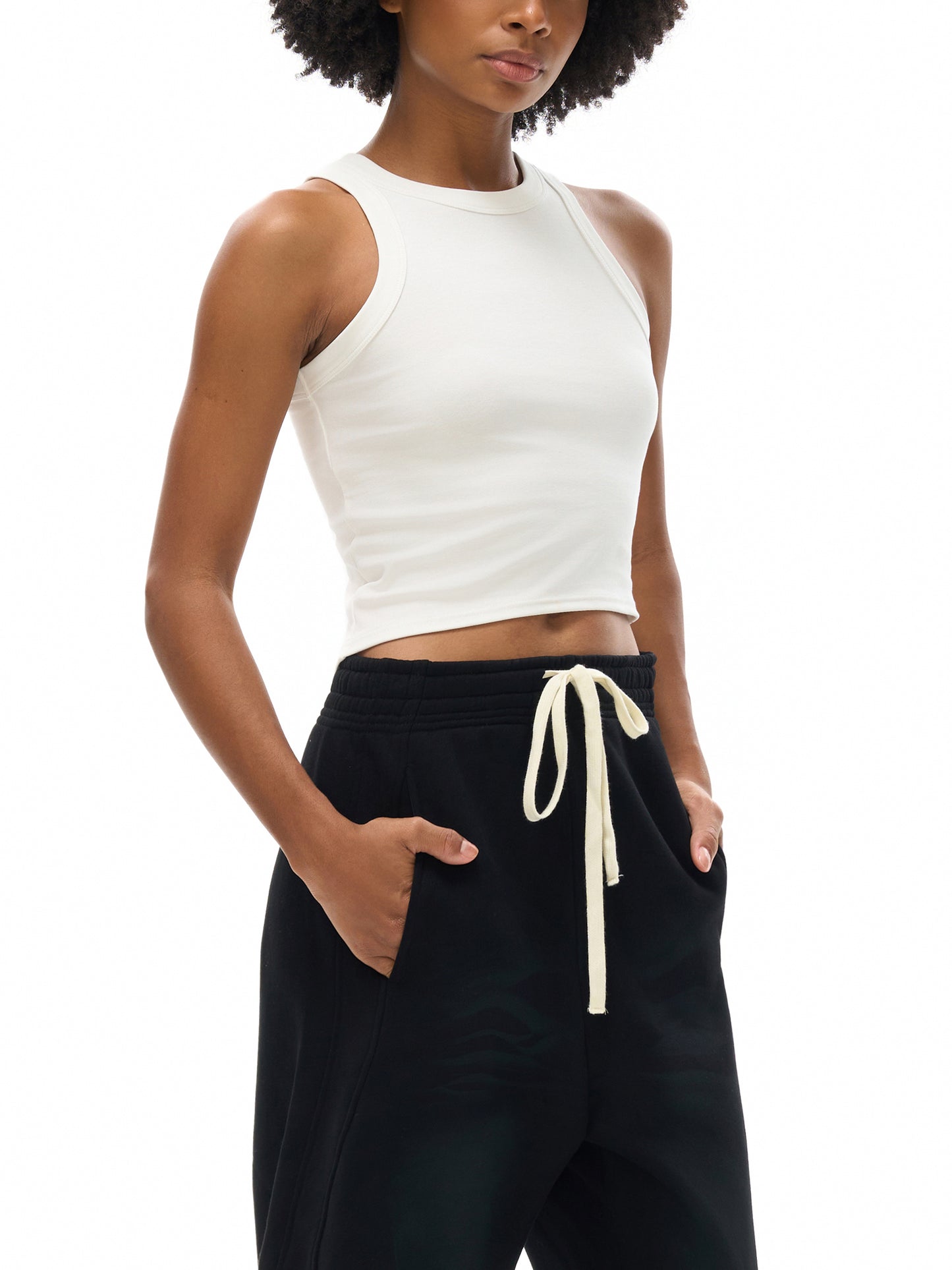 CAKE MIX Snow Washed Tank Top