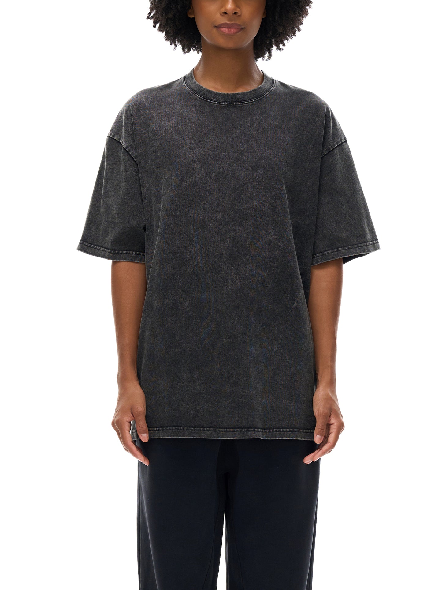 SUNSHINE Snow Washed Oversized Cotton T-Shirt