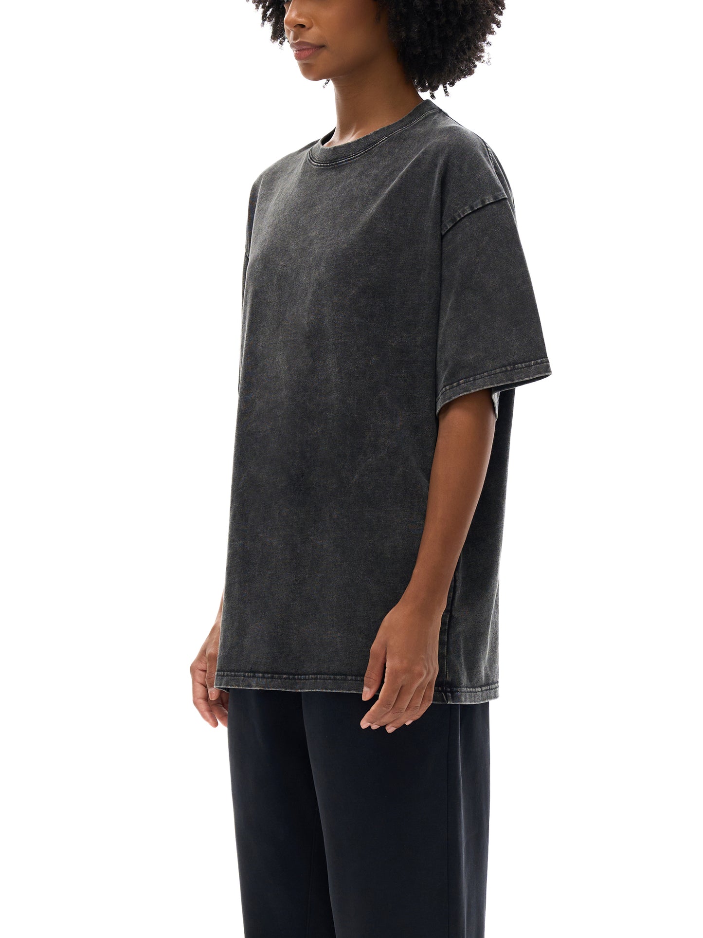 SUNSHINE Snow Washed Oversized Cotton T-Shirt