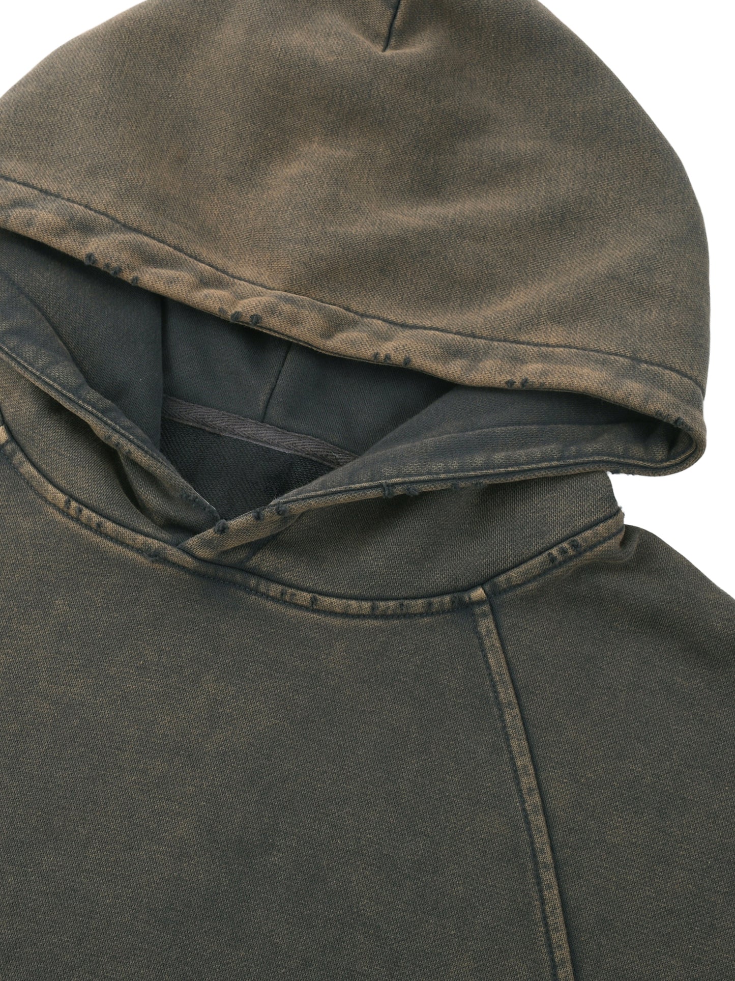 I PUT THE FAE IN FERAL Vintage Washed Frayed-Hem Hoodie