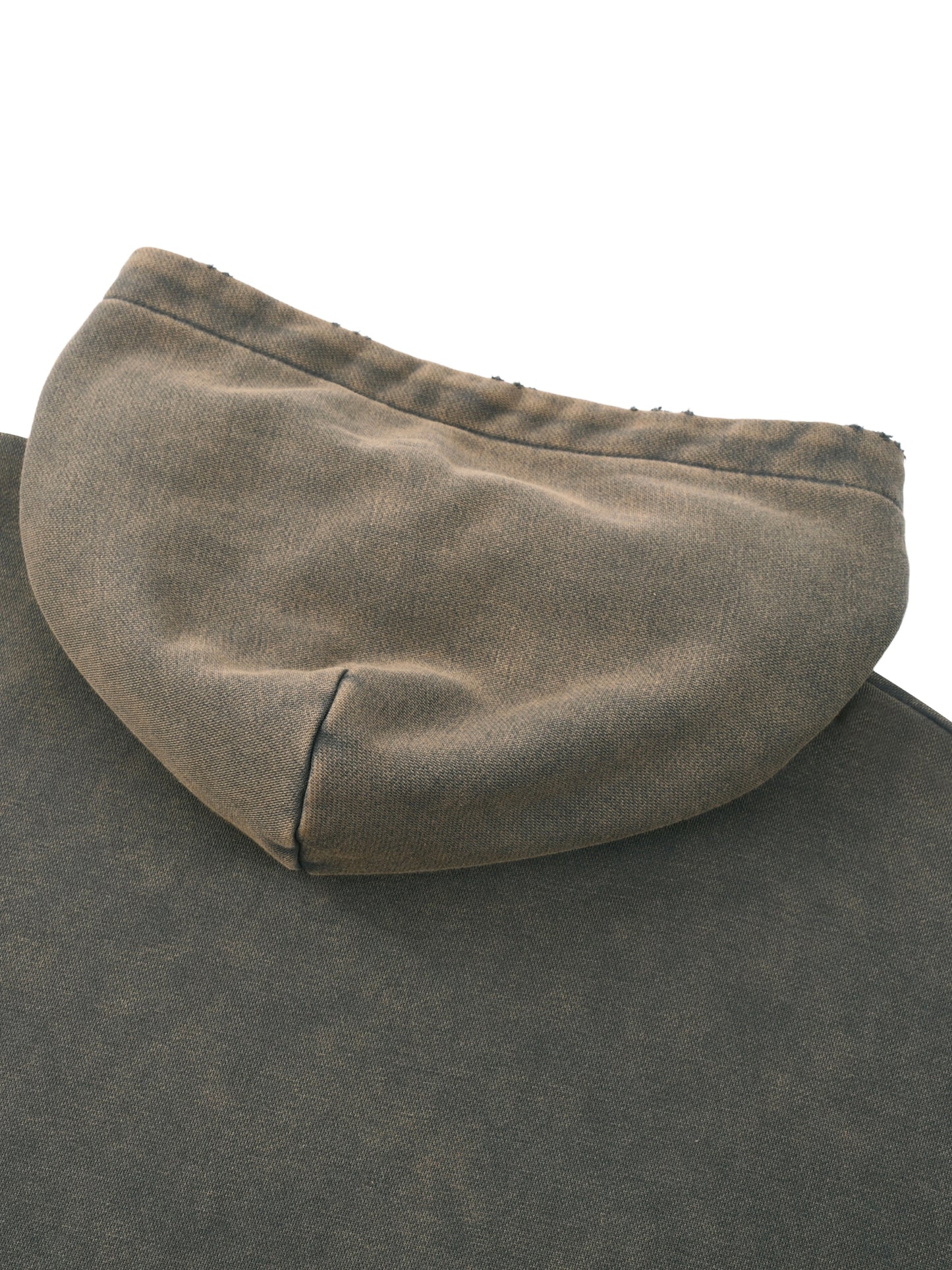 SUNSHINE Vintage Washed Frayed-Hem Hoodie