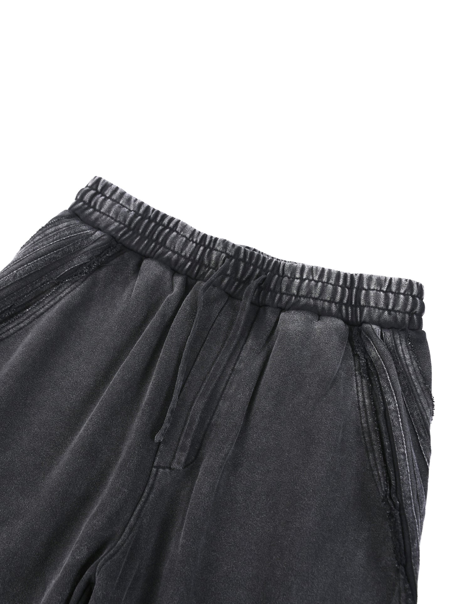 100% THAT SWITCH Snow Washed Tape Raw Edge Sweatpants