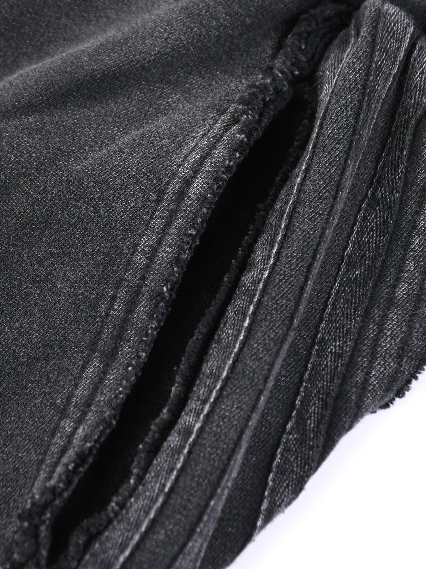 100% THAT SWITCH Snow Washed Tape Raw Edge Sweatpants