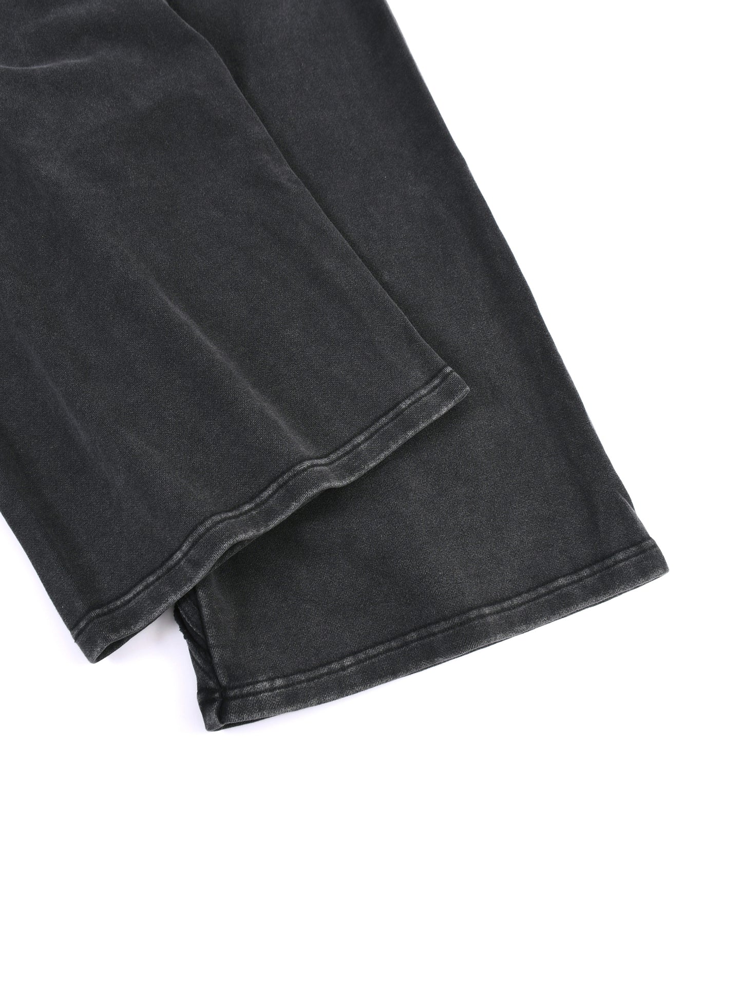 100% THAT SWITCH Snow Washed Tape Raw Edge Sweatpants