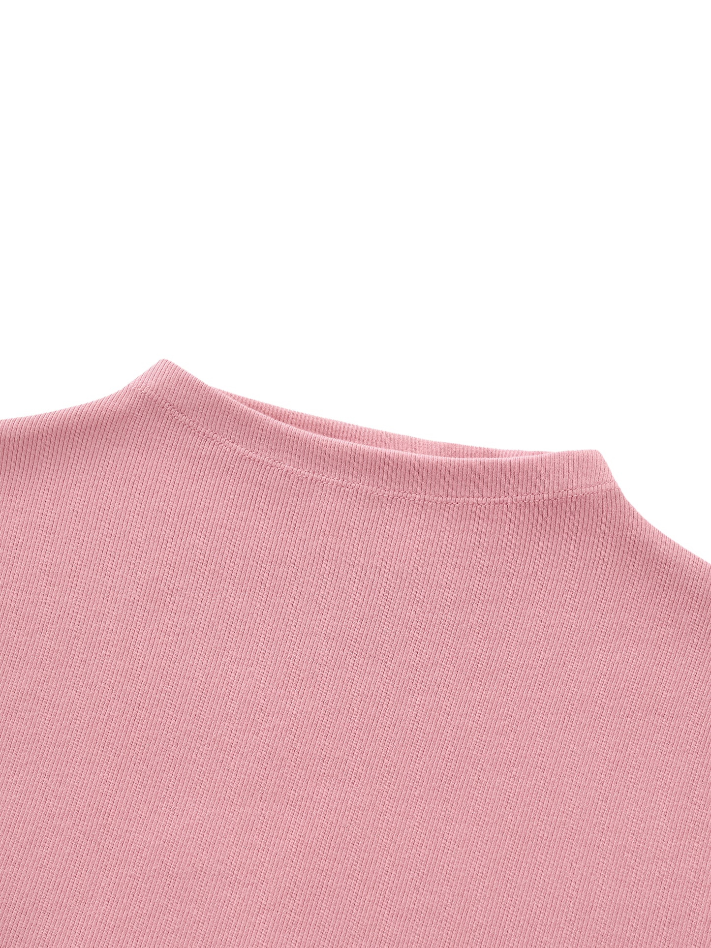 MATRIARCHAL MINDSET Essential Slim Fit Mock Neck T-Shirt