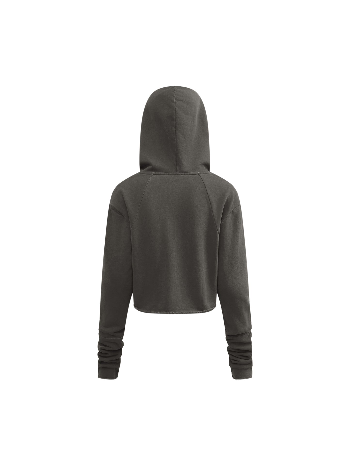 INTRUSIVE THOT Vintage Washed Raw Edge Hoodie
