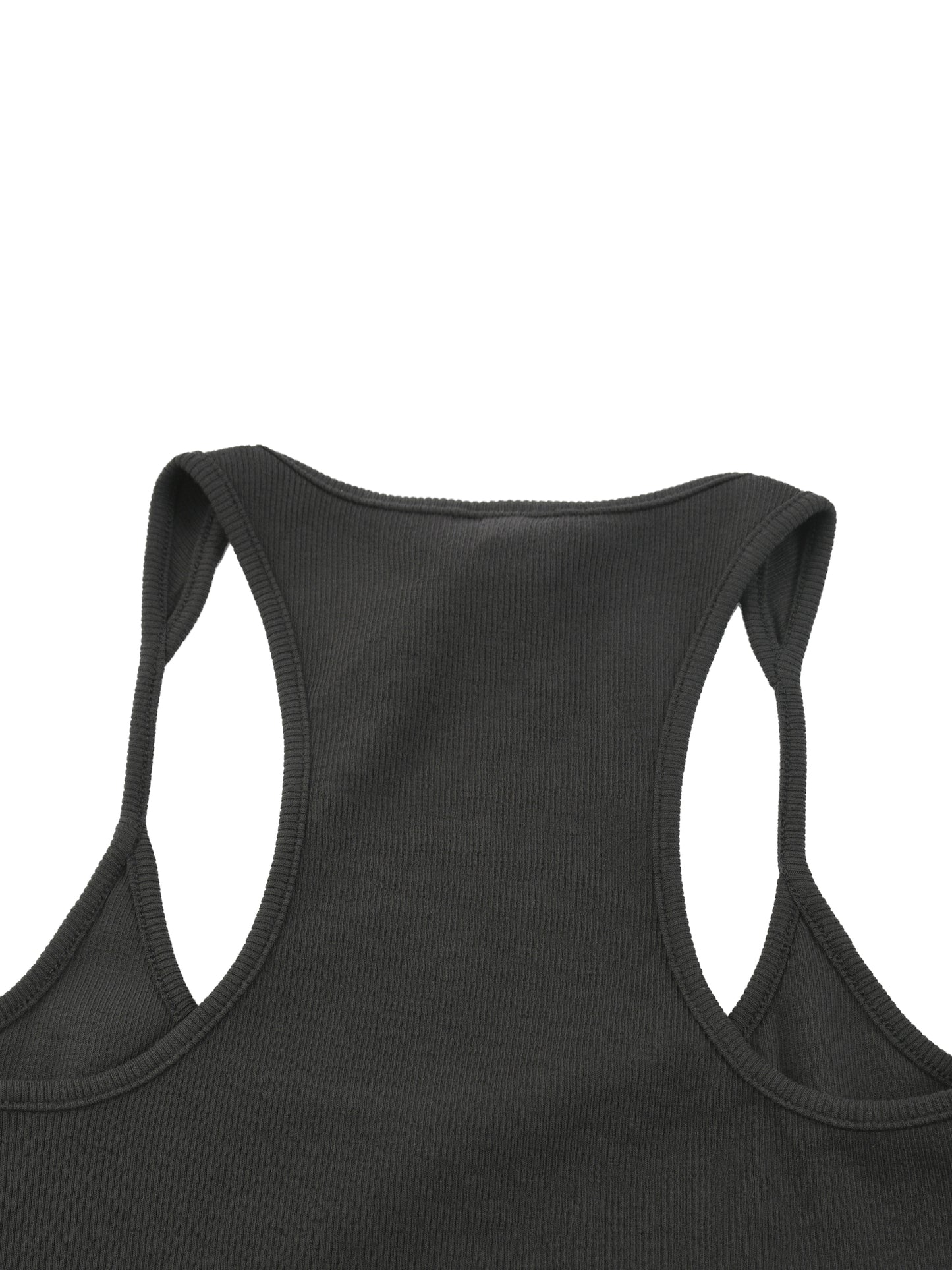CAKE MIX Slim Fit Ribbed Racerback Tank Top