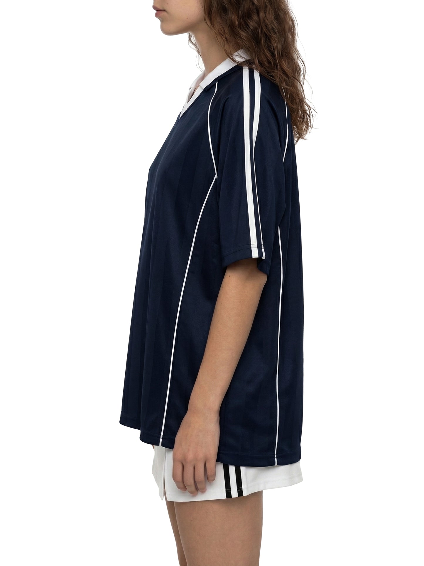 100% THAT SWITCH Stripe Collared Soccer Jersey
