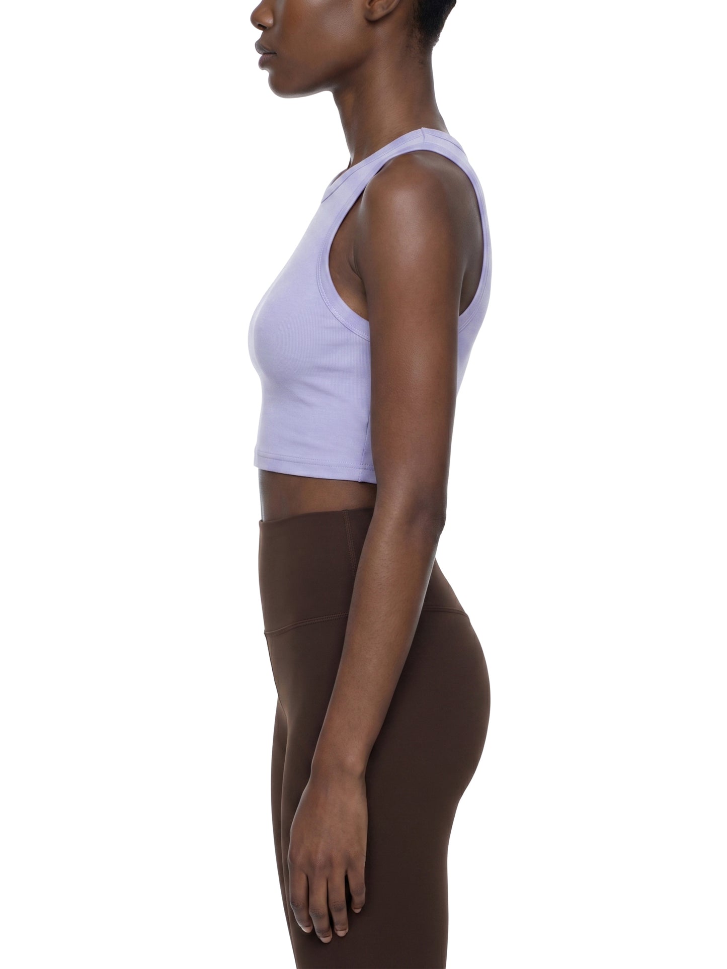 VISION BOARD Women's Tight Crewneck Crop Tank Top