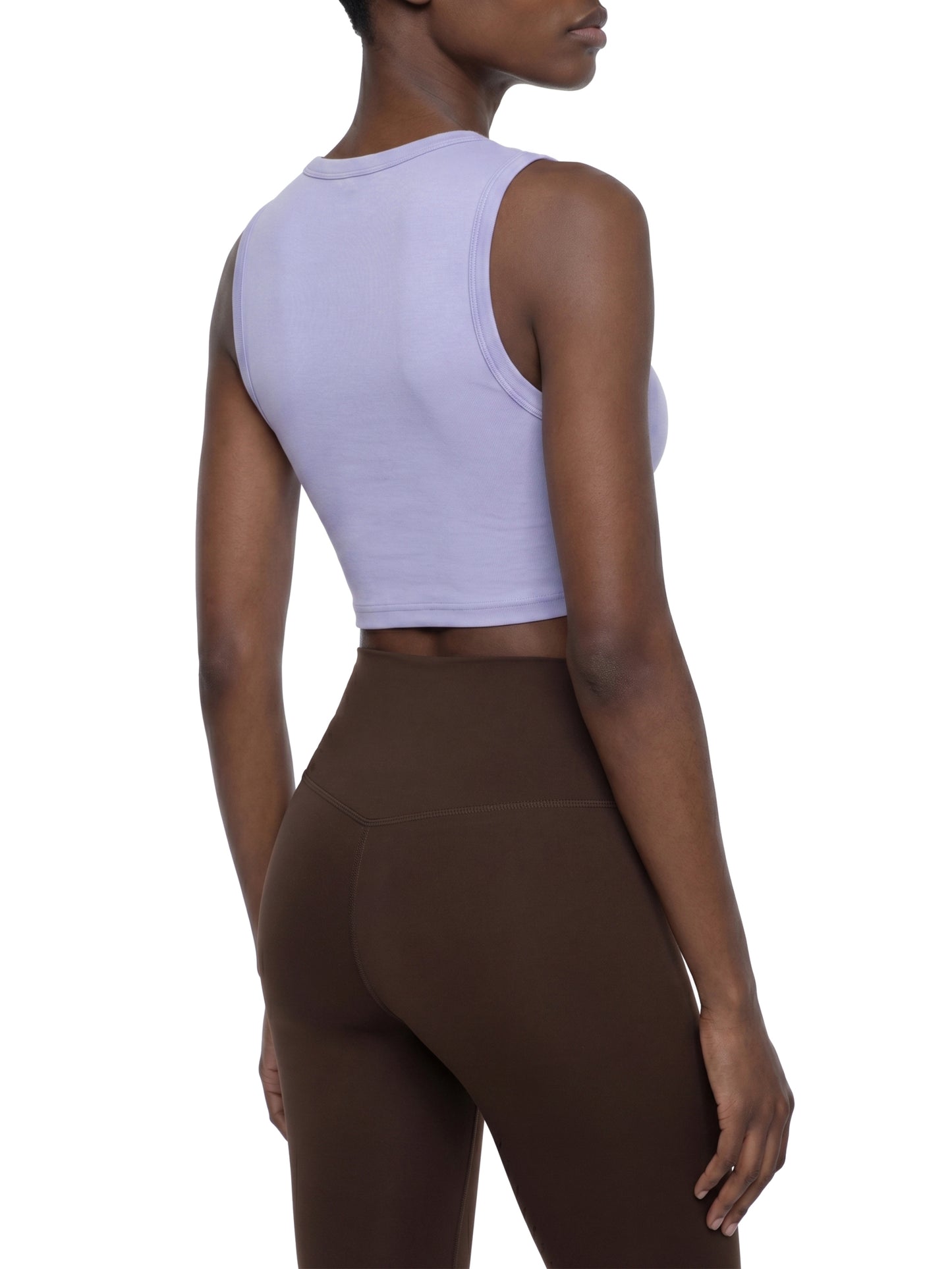 PROFESSIONAL POSER Women's Tight Crewneck Crop Tank Top